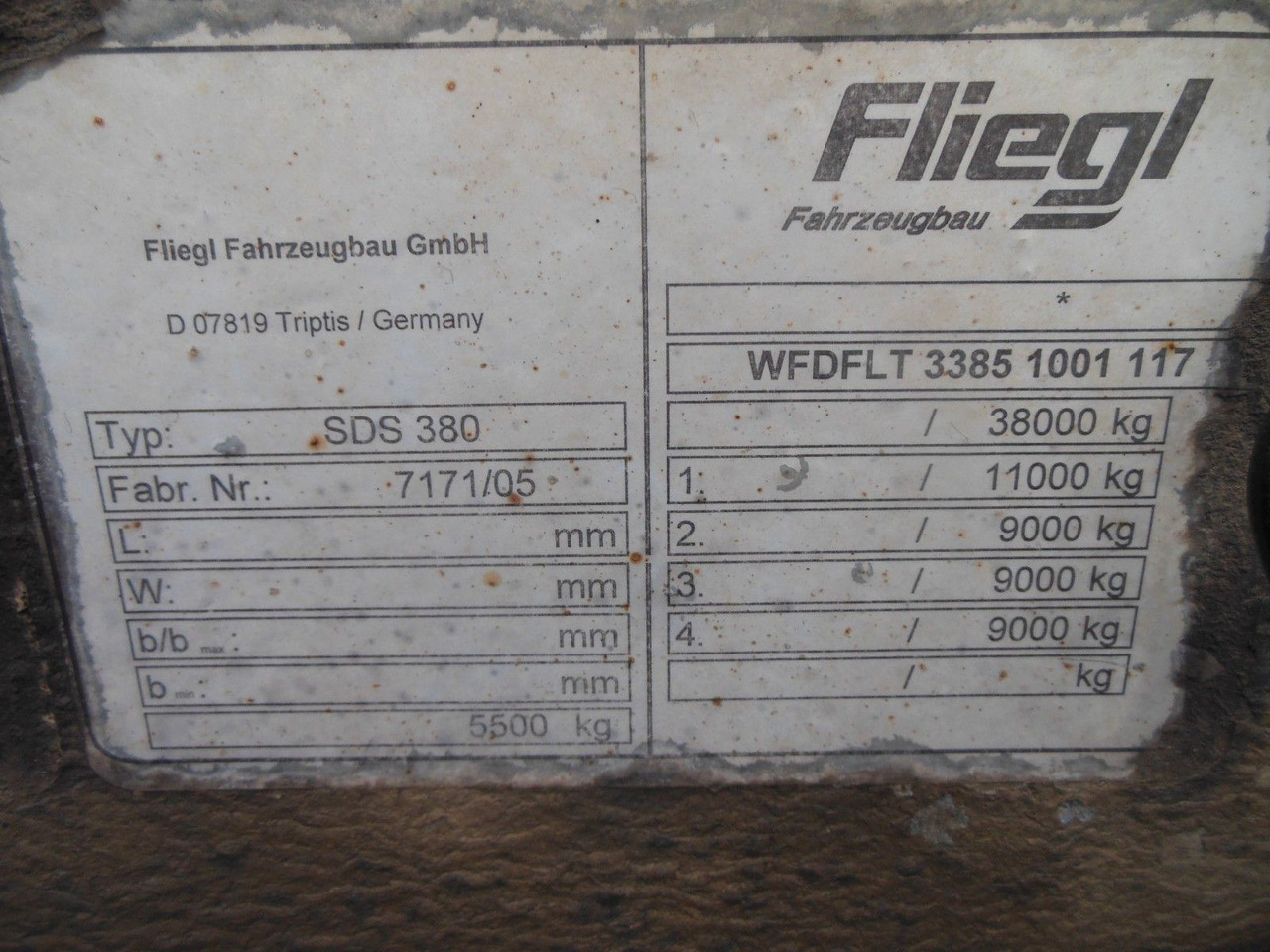 Semirremolque portacontenedore/ Intercambiable Fliegl SDS 380 GOOSENECK, BPW: foto 19 Semirremolque portacontenedore/ Intercambiable Fliegl SDS 380 GOOSENECK, BPW: foto 19