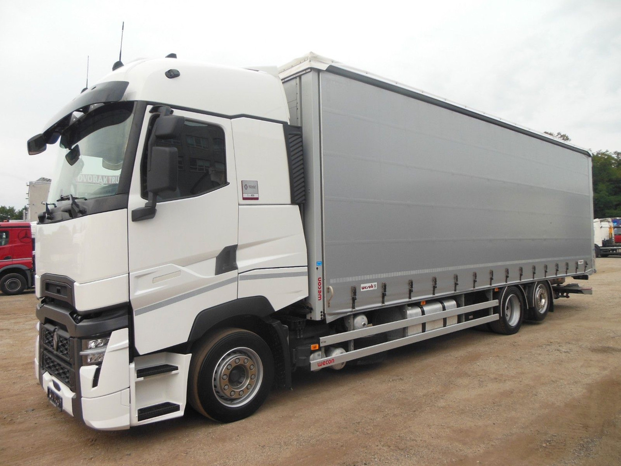 Renault T 440, 6X2, D-HOLLANDIA, 23 PALETTEN, WIE NEUE! - Camión lona: foto 1 Renault T 440, 6X2, D-HOLLANDIA, 23 PALETTEN, WIE NEUE! - Camión lona: foto 1