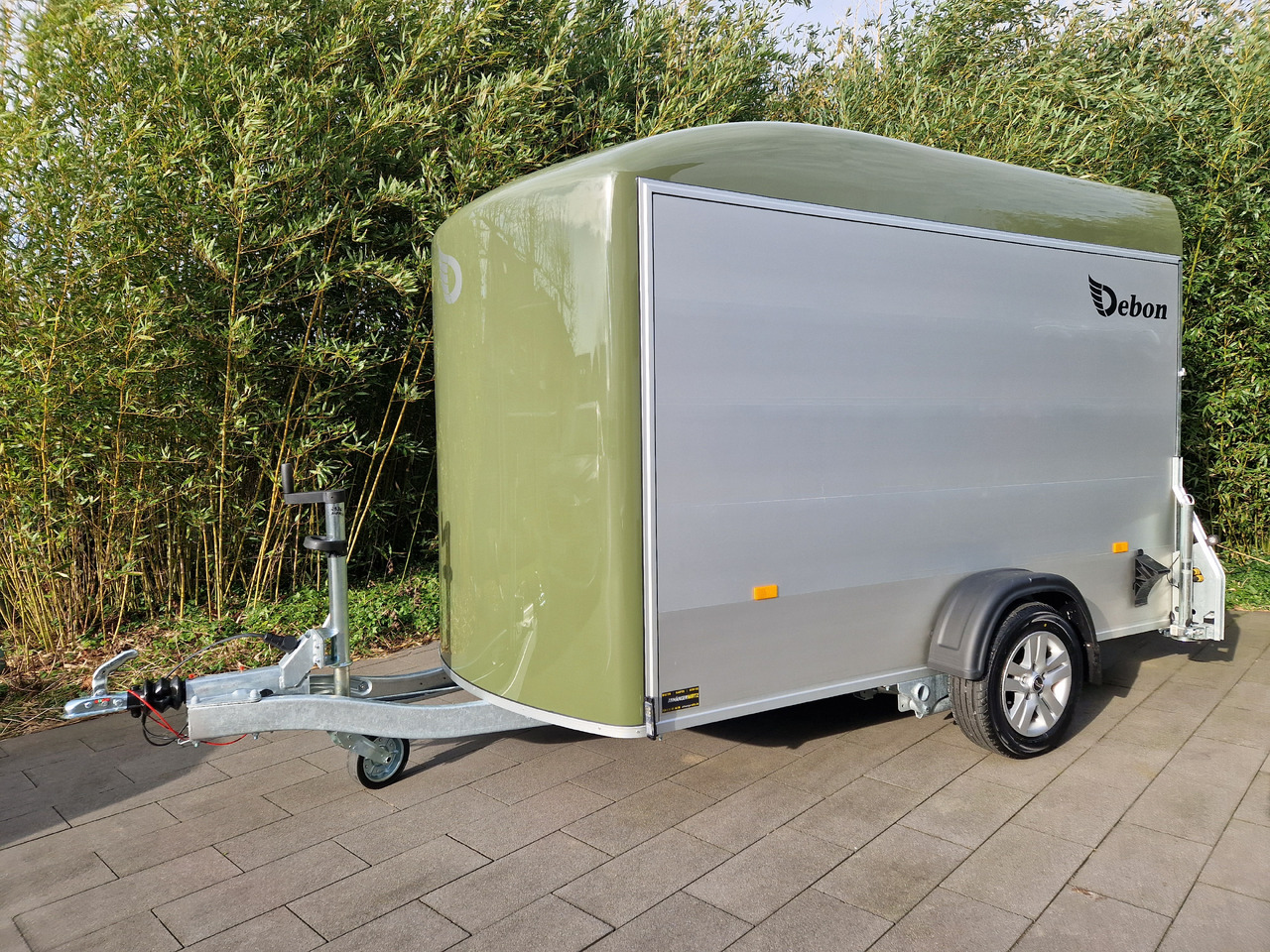 Remolque de coche Cargo Roadster 400 312x164x184cm Alu Poly green Alufelgen Aluboden Pullman 1300kg 100km/H: foto 6