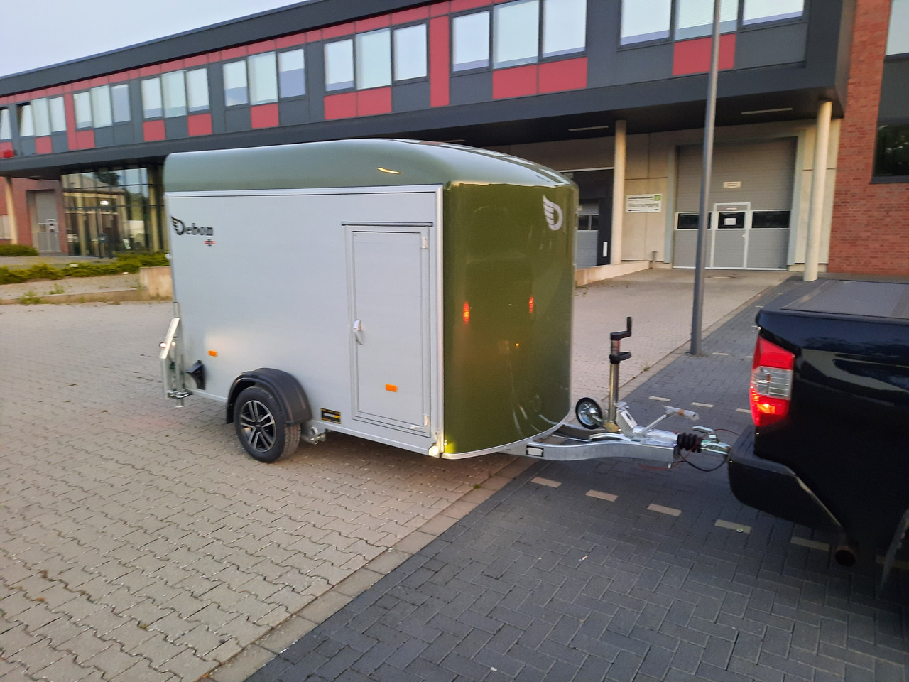 Remolque de coche Cargo Roadster 400 312x164x184cm Alu Poly green Alufelgen Aluboden Pullman 1300kg 100km/H: foto 14