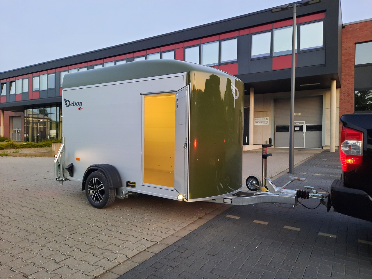 Remolque de coche Cargo Roadster 400 312x164x184cm Alu Poly green Alufelgen Aluboden Pullman 1300kg 100km/H: foto 12