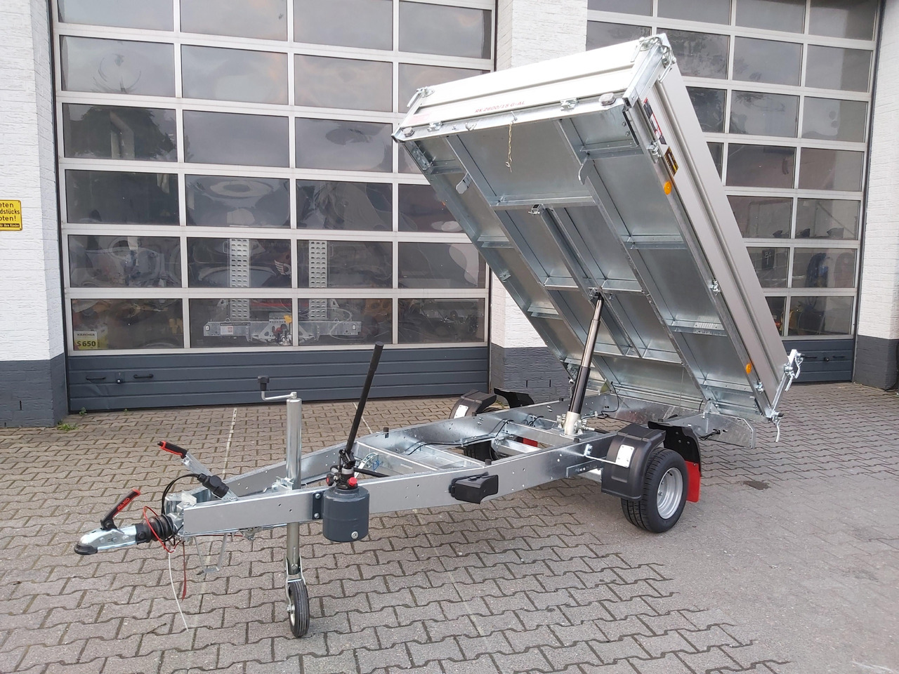 Pongratz Kipper RK 2600/15 G-AL 260x151x36cm Stahlboden Pendelklappe 10" 1500kg Aktion - Remolque volquete: foto 1 Pongratz Kipper RK 2600/15 G-AL 260x151x36cm Stahlboden Pendelklappe 10" 1500kg Aktion - Remolque volquete: foto 1