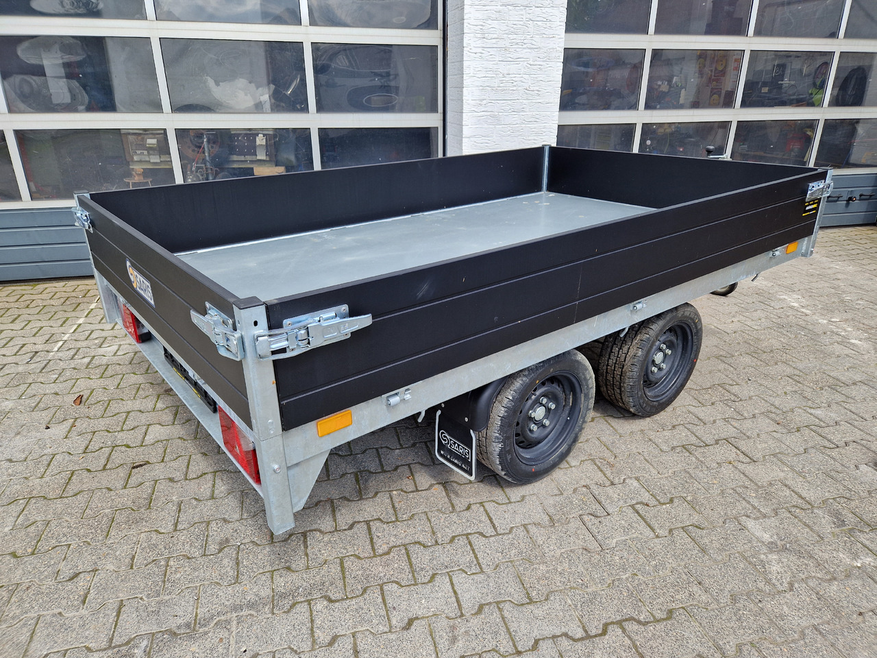 Remolque volquete Saris Kipper K1 276 170 2700 2 E 276x170x30cm Elektro black Edition 13" 2700kg Januar Aktion: foto 6