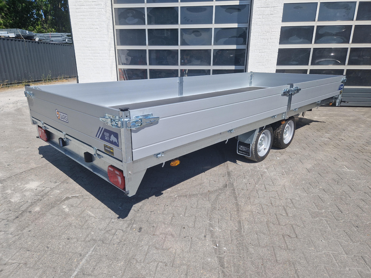 Remolque plataforma/ Caja abierta Saris PL HD 506 204 3500 2 506x204x35cm heavy duty LED Beleuchtung (XXL) Modell 2023: foto 14
