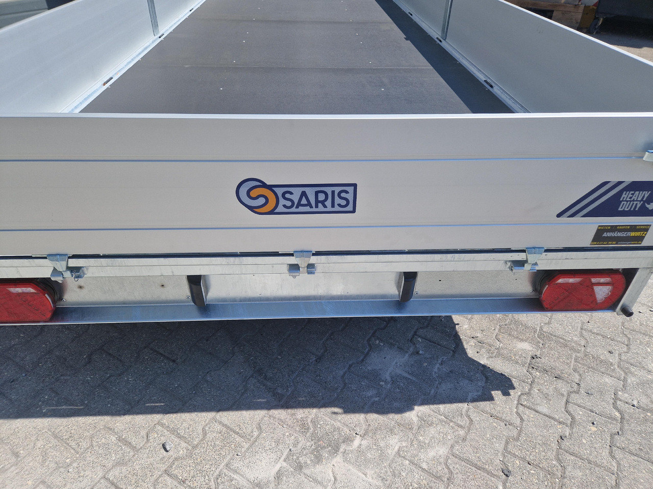 Remolque plataforma/ Caja abierta Saris PL HD 506 204 3500 2 506x204x35cm heavy duty LED Beleuchtung (XXL) Modell 2023: foto 13