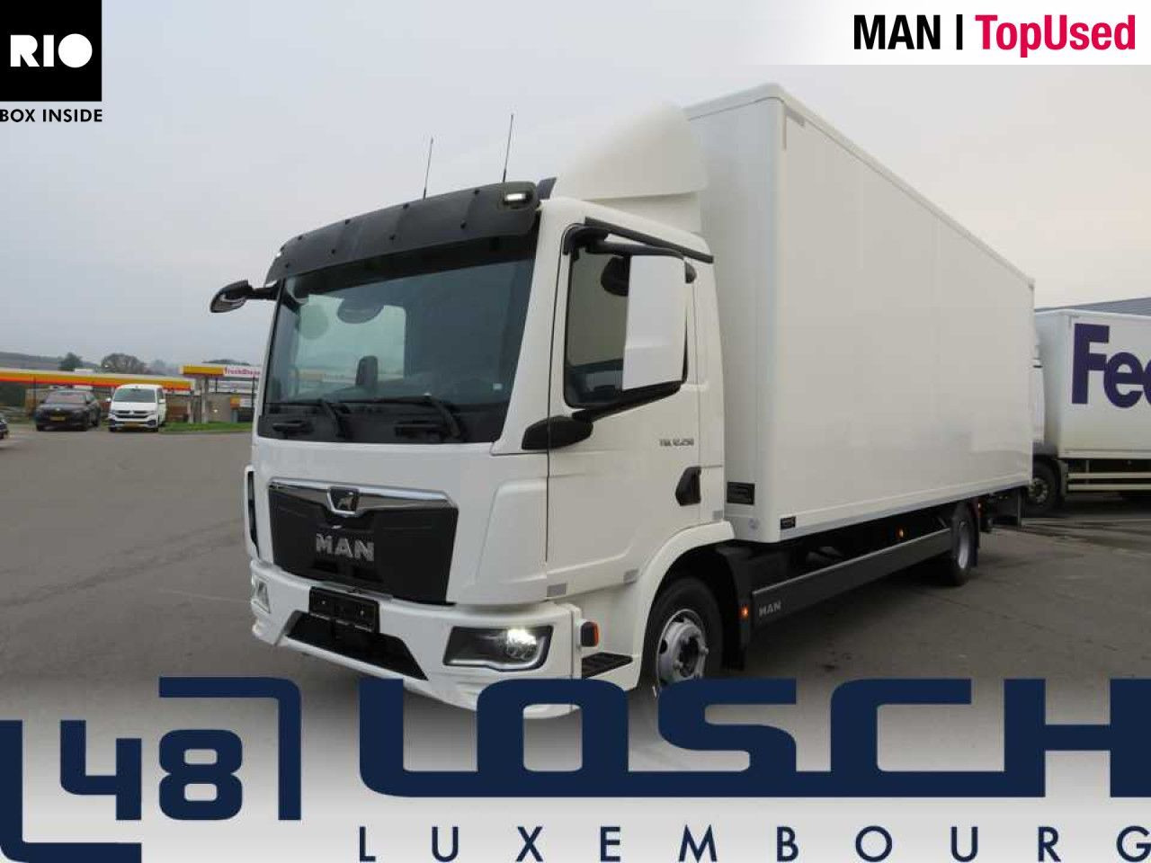 MAN TGL 12.250 4X2 BL VANTEC Koffer BÄR LBW - Camión caja cerrada: foto 1 MAN TGL 12.250 4X2 BL VANTEC Koffer BÄR LBW - Camión caja cerrada: foto 1