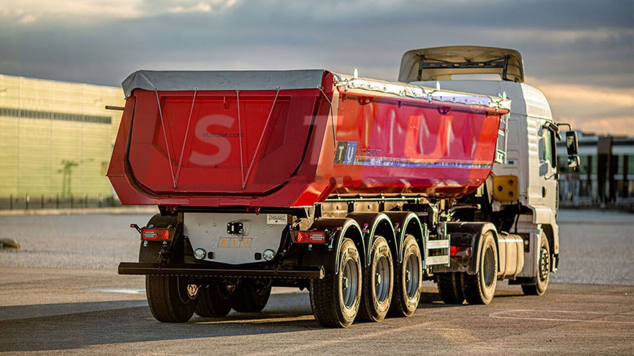 STU 3 Axle Tipper Trailer / Pool Type - Semirremolque volquete: foto 1 STU 3 Axle Tipper Trailer / Pool Type - Semirremolque volquete: foto 1