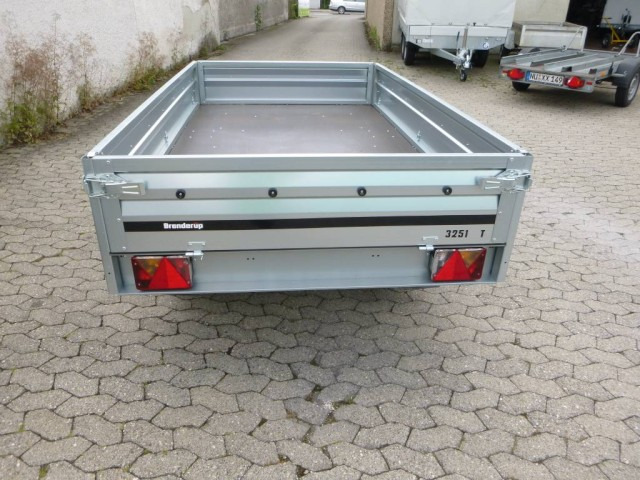 Brenderup 3251STB1300, 1000 kg, Stahl Hochlader, 2500 x 1420 x 350 mm - Remolque de coche: foto 2 Brenderup 3251STB1300, 1000 kg, Stahl Hochlader, 2500 x 1420 x 350 mm - Remolque de coche: foto 2