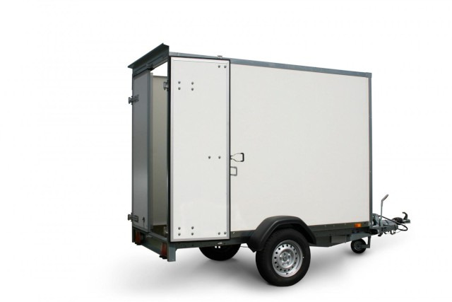 Brenderup Cargo Dynamic CD300BD1300 Türe Kofferanhänger 1,3 to. 300x155x185cm - Remolque caja cerrada: foto 1 Brenderup Cargo Dynamic CD300BD1300 Türe Kofferanhänger 1,3 to. 300x155x185cm - Remolque caja cerrada: foto 1