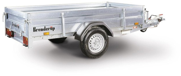 Brenderup Tieflader 2300S Stahl, 1,3 to. 3010x1530x400mm - Remolque de coche: foto 1 Brenderup Tieflader 2300S Stahl, 1,3 to. 3010x1530x400mm - Remolque de coche: foto 1