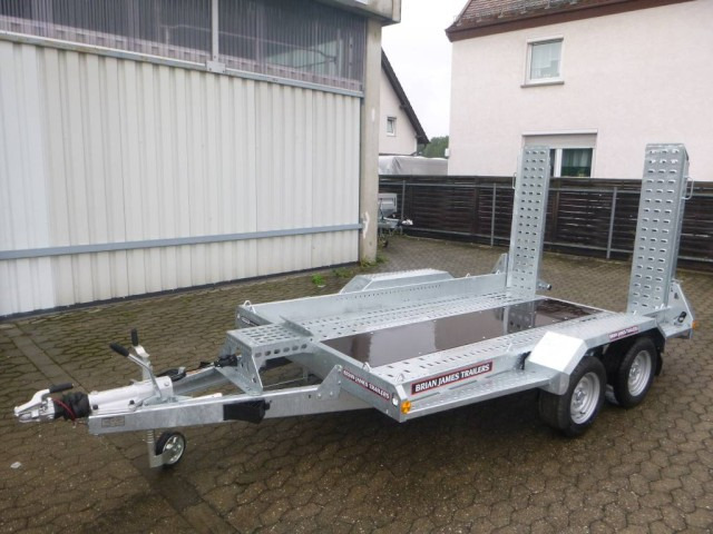 Brian James Cargo Digger Plant 2 Baumaschinenanhänger 543-3717-35-2-12, 3700 x 1700 mm, 3,5 to. - Remolque porta maquinaria: foto 2 Brian James Cargo Digger Plant 2 Baumaschinenanhänger 543-3717-35-2-12, 3700 x 1700 mm, 3,5 to. - Remolque porta maquinaria: foto 2