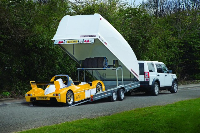 Brian James Race Shuttle 3, 330-1021, 4700 x 1950 mm, 3,0 to. - Remolque portavehículos: foto 1 Brian James Race Shuttle 3, 330-1021, 4700 x 1950 mm, 3,0 to. - Remolque portavehículos: foto 1