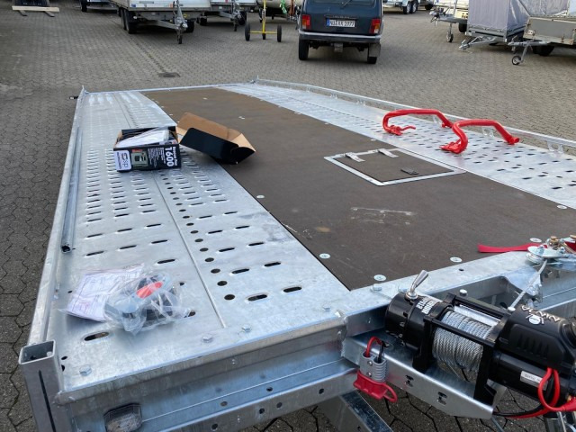 Brian James T6 Transporter, 230-6553, 5500 x 2220 mm, 3,5 to. kippbar mit Auffahrrampe - Remolque portavehículos: foto 4 Brian James T6 Transporter, 230-6553, 5500 x 2220 mm, 3,5 to. kippbar mit Auffahrrampe - Remolque portavehículos: foto 4