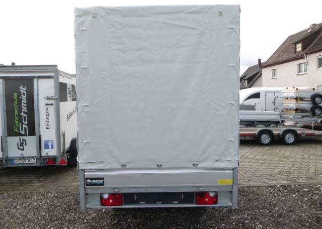 Hapert Azure H-2 Hochlader 3050 x 1600 x 300 mm, mit Plane 180 cm grau ZG 2,0 to. - Remolque de coche: foto 4 Hapert Azure H-2 Hochlader 3050 x 1600 x 300 mm, mit Plane 180 cm grau ZG 2,0 to. - Remolque de coche: foto 4