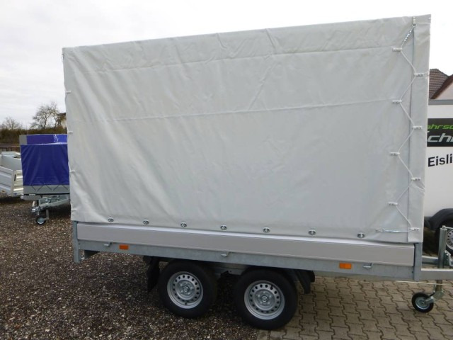 Hapert Azure H-2 Hochlader 3050 x 1600 x 300 mm, mit Plane 180 cm grau ZG 2,0 to. - Remolque de coche: foto 3 Hapert Azure H-2 Hochlader 3050 x 1600 x 300 mm, mit Plane 180 cm grau ZG 2,0 to. - Remolque de coche: foto 3