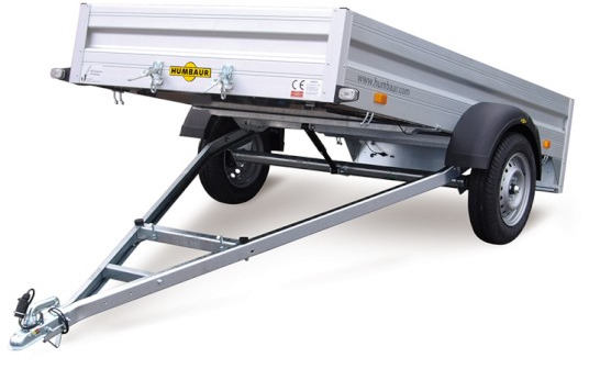 Humbaur HA 132513, 1300 kg kippbar, 2510 x 1310 x 350 mm - Remolque de coche: foto 1 Humbaur HA 132513, 1300 kg kippbar, 2510 x 1310 x 350 mm - Remolque de coche: foto 1