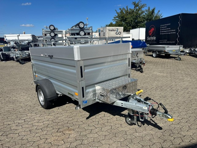 Humbaur HA 132513 mit Holz-Alu Deckel mit Reling 1300 kg, 2510 x 1310 x 500mm, 100 km/h - Remolque de coche: foto 1 Humbaur HA 132513 mit Holz-Alu Deckel mit Reling 1300 kg, 2510 x 1310 x 500mm, 100 km/h - Remolque de coche: foto 1