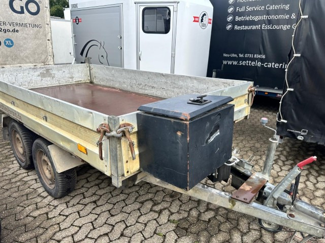 Humbaur HTK 2500.31, 3140 x 1700 x 340 mm mit AkkuFlex Pumpe - Remolque volquete: foto 3 Humbaur HTK 2500.31, 3140 x 1700 x 340 mm mit AkkuFlex Pumpe - Remolque volquete: foto 3