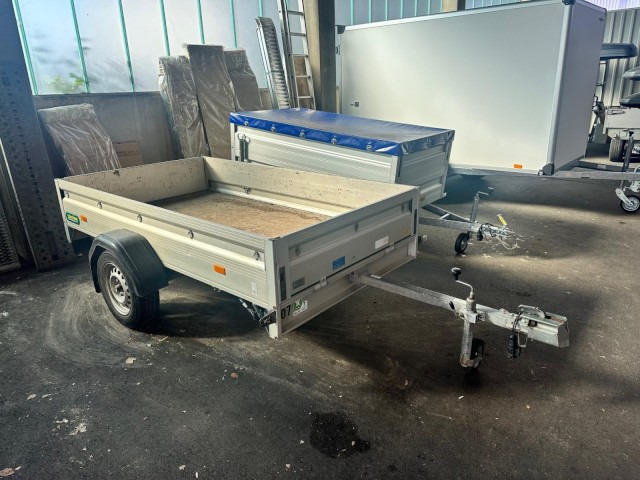 Unsinn Tieflader Alu, 2500 x 1400 x 350 mm, 0,75 to. - Remolque de coche: foto 1 Unsinn Tieflader Alu, 2500 x 1400 x 350 mm, 0,75 to. - Remolque de coche: foto 1