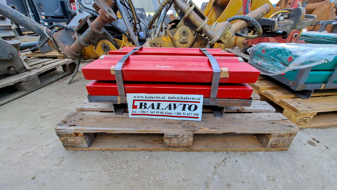 Blow bar Rubble Master RM80 for crusher - Recambio para Machacadora: foto 2 Blow bar Rubble Master RM80 for crusher - Recambio para Machacadora: foto 2