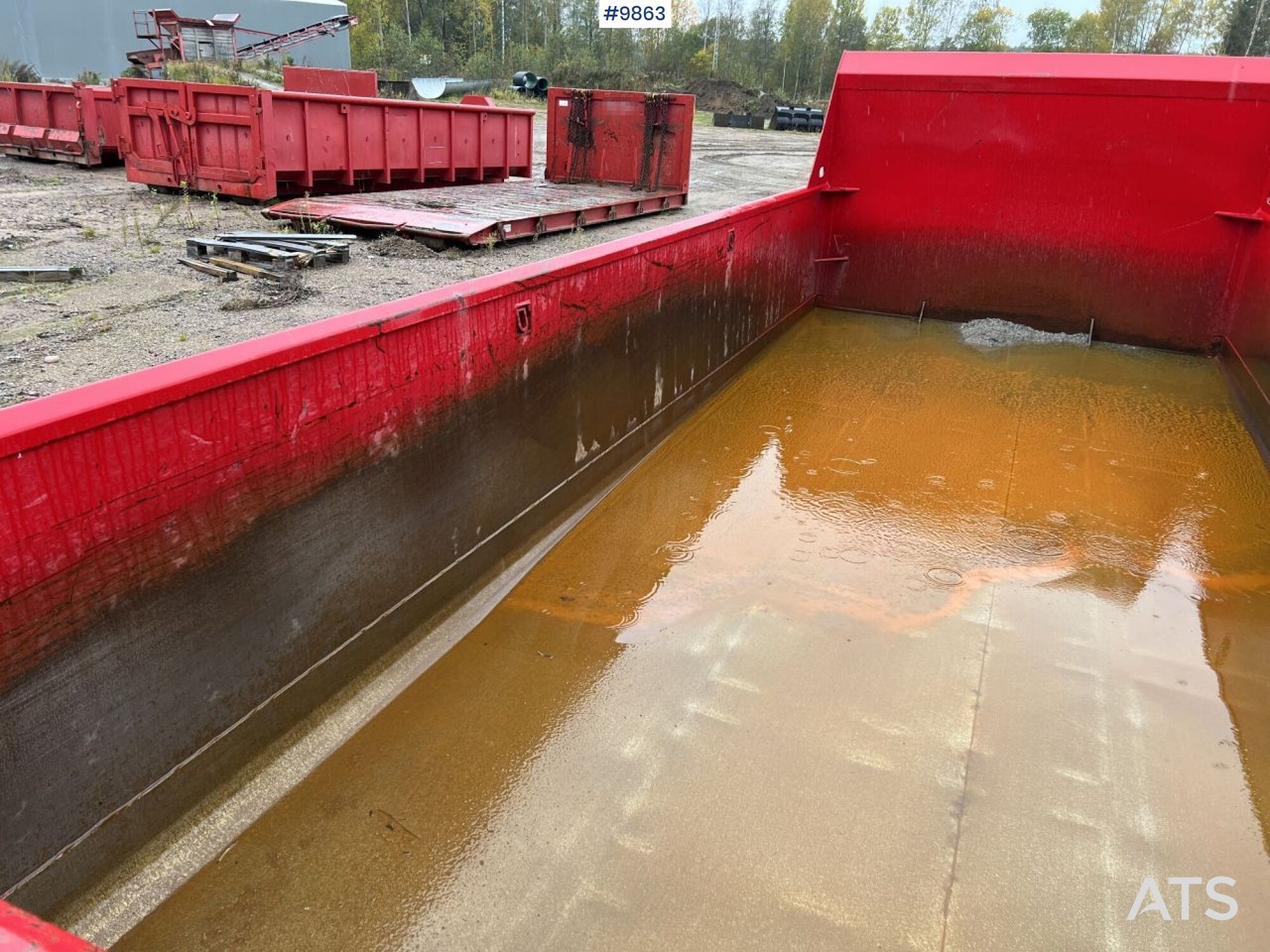 Contenedor de gancho B.K:s Lastväxlarflak - Sparsamt använd: foto 17