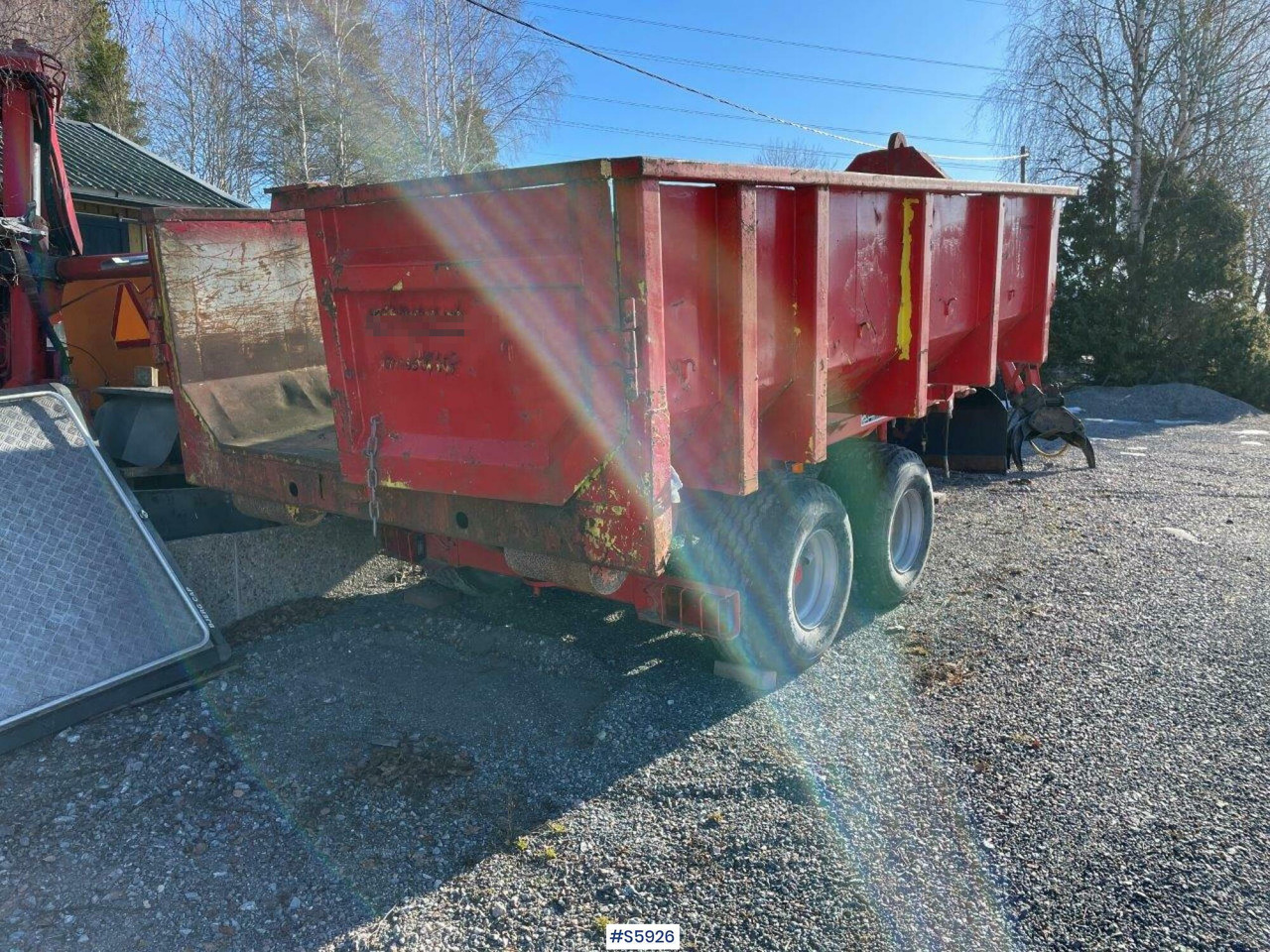 Bigab 7-10 hook truck trailer with flat - Remolque multilift/ Portacontenedores de cadenas: foto 5 Bigab 7-10 hook truck trailer with flat - Remolque multilift/ Portacontenedores de cadenas: foto 5