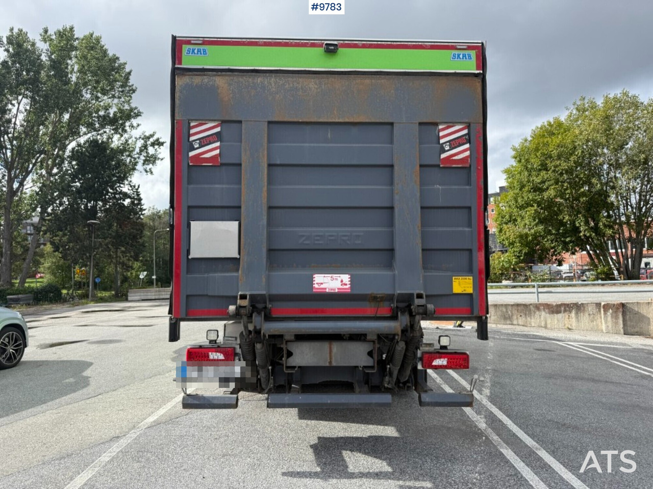 Camión caja cerrada Box truck Scania P280 gas-powered: foto 8