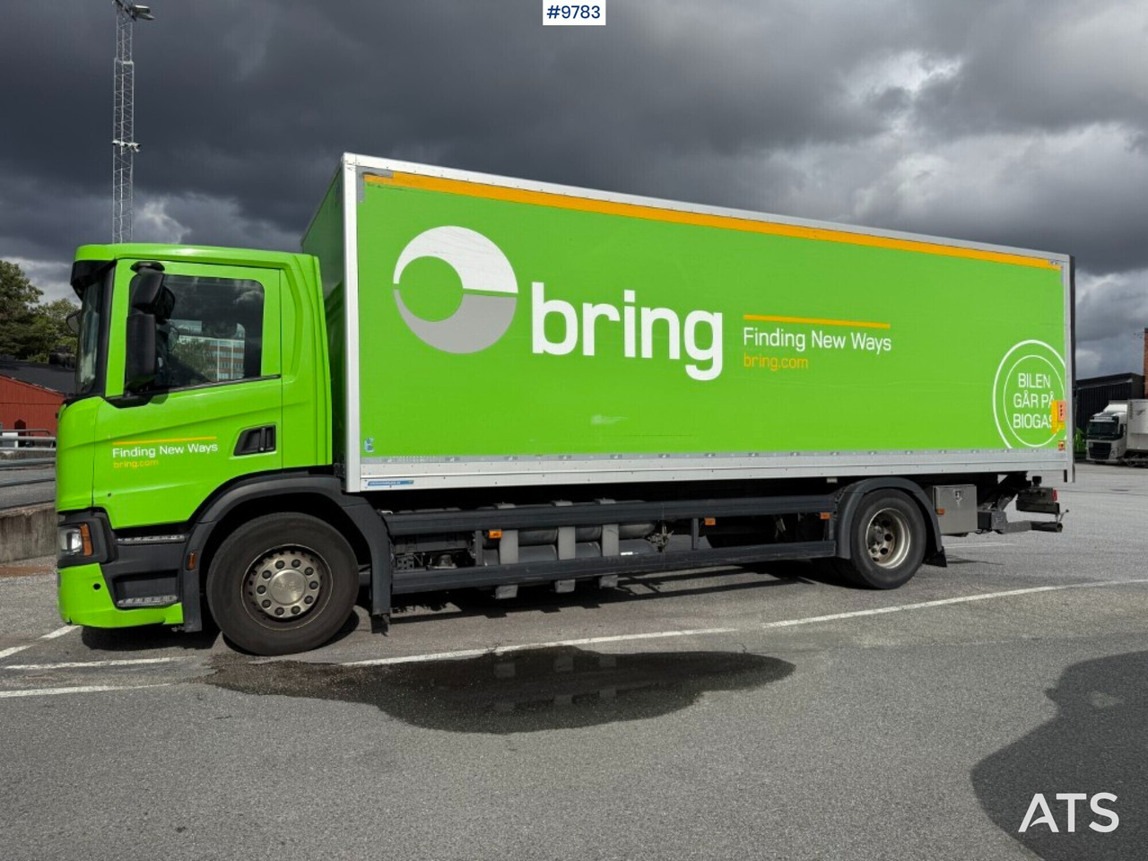 Camión caja cerrada Box truck Scania P280 gas-powered: foto 7