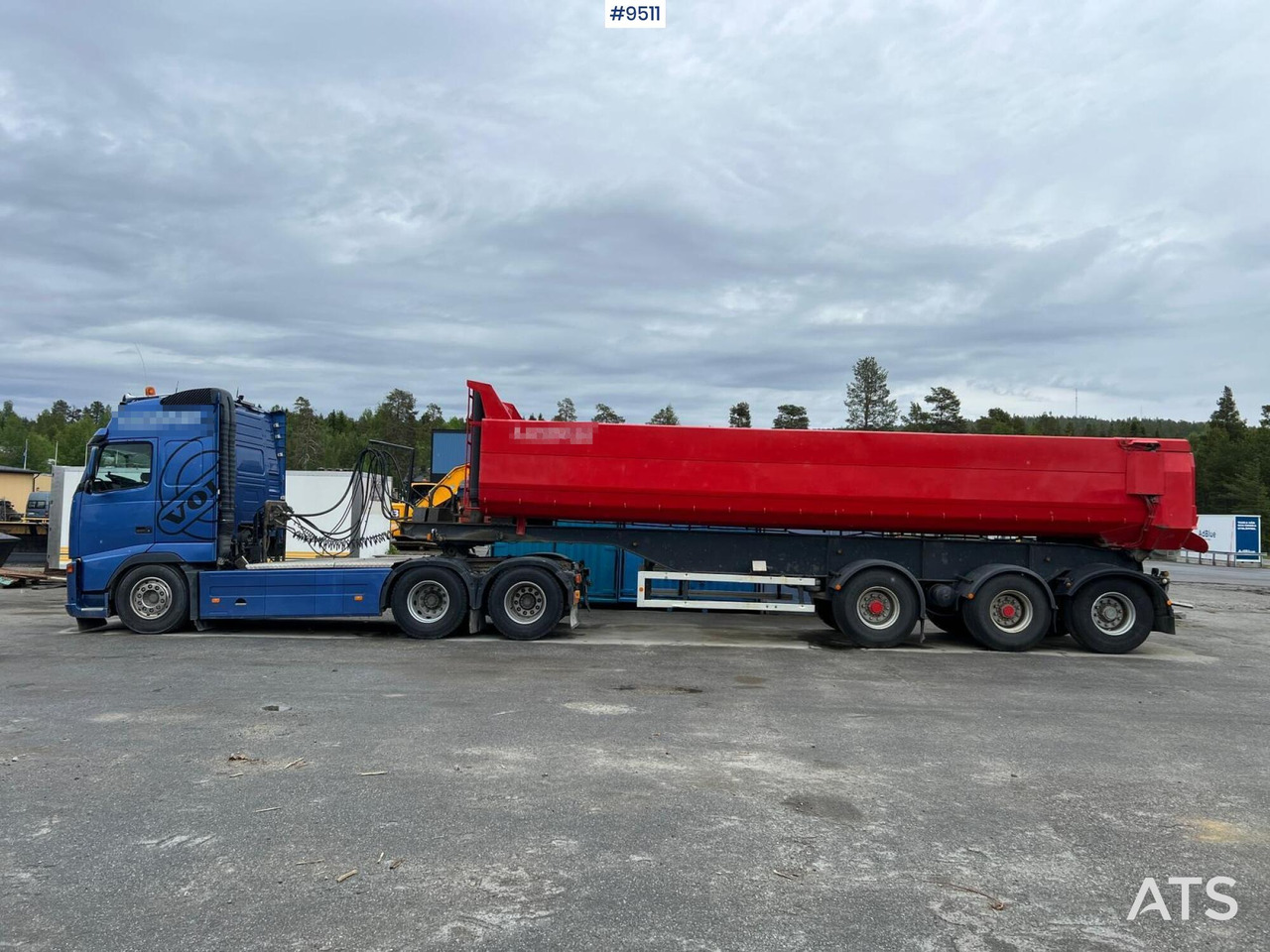 Cabeza tractora, Remolque volquete Volvo FH 480 Tractor unit with tipper trailer: foto 12