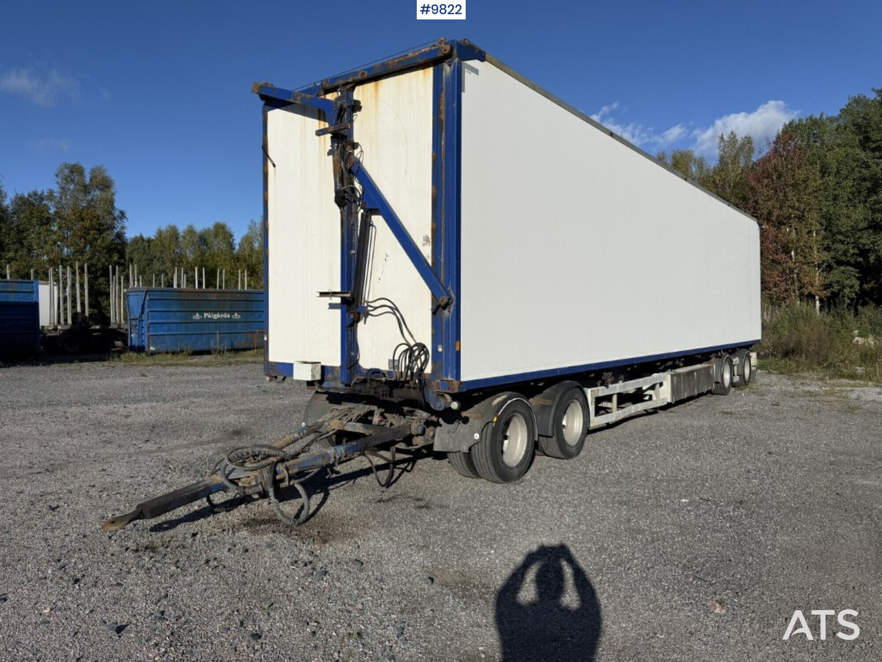 Chipper Trailer EKSJÖVAGNEN FS 18-20 - Remolque caja cerrada: foto 2 Chipper Trailer EKSJÖVAGNEN FS 18-20 - Remolque caja cerrada: foto 2