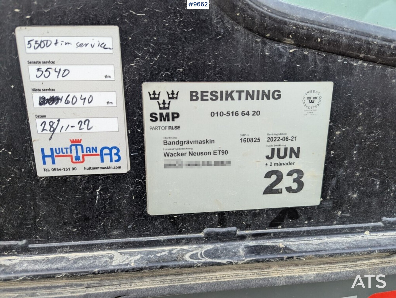 Excavadora de cadenas Excavator Wacker Neuson ET90, Tiltrotator, buckets (Video): foto 18