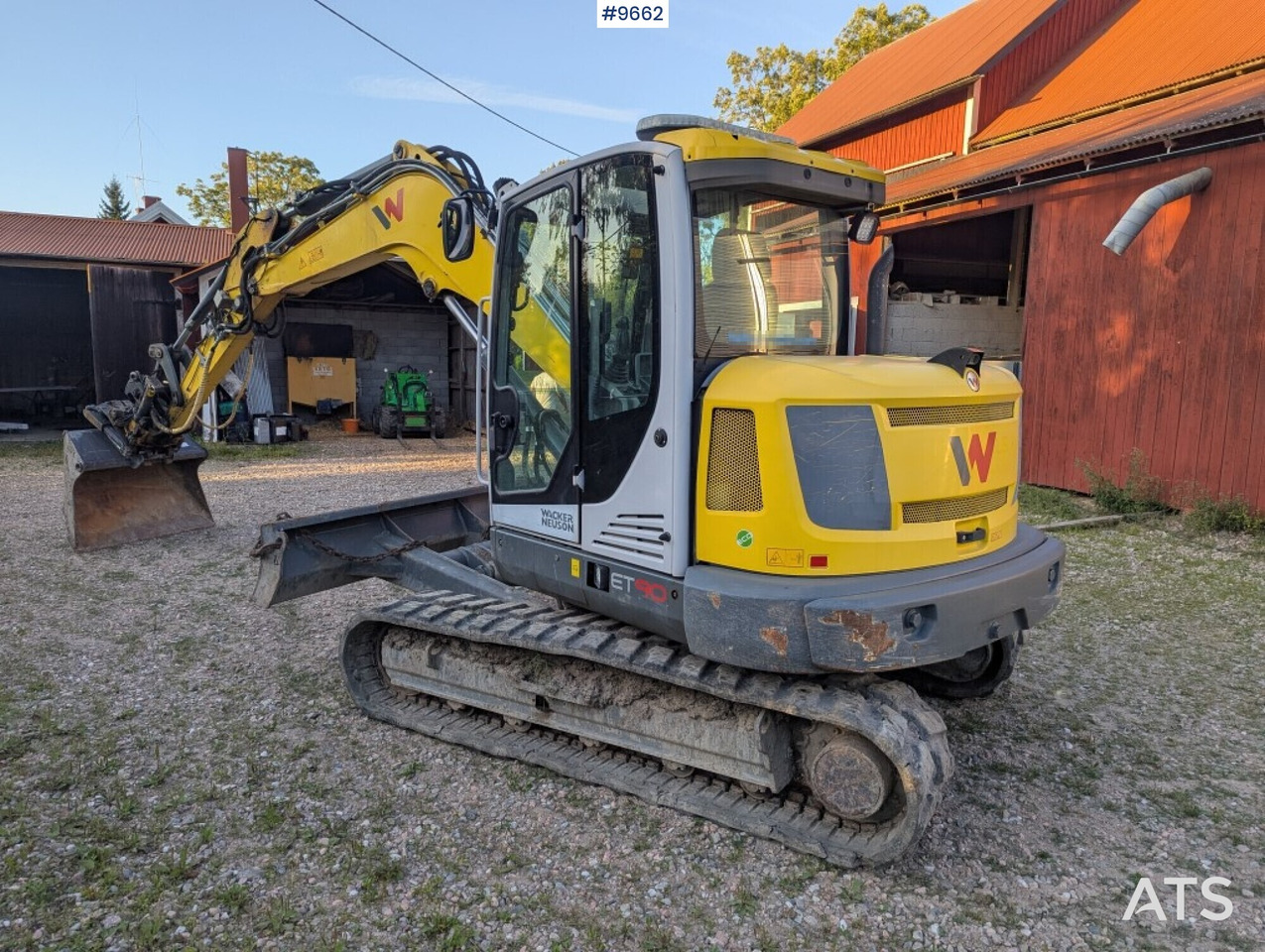 Excavadora de cadenas Excavator Wacker Neuson ET90, Tiltrotator, buckets (Video): foto 5