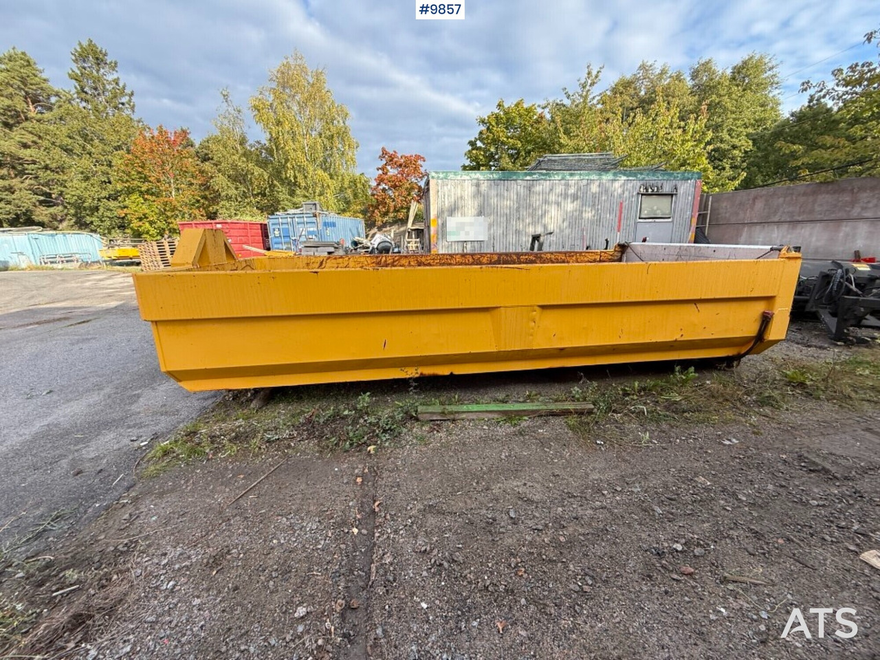 Gravel flatbed Zetterbergs - Contenedor de gancho: foto 2 Gravel flatbed Zetterbergs - Contenedor de gancho: foto 2