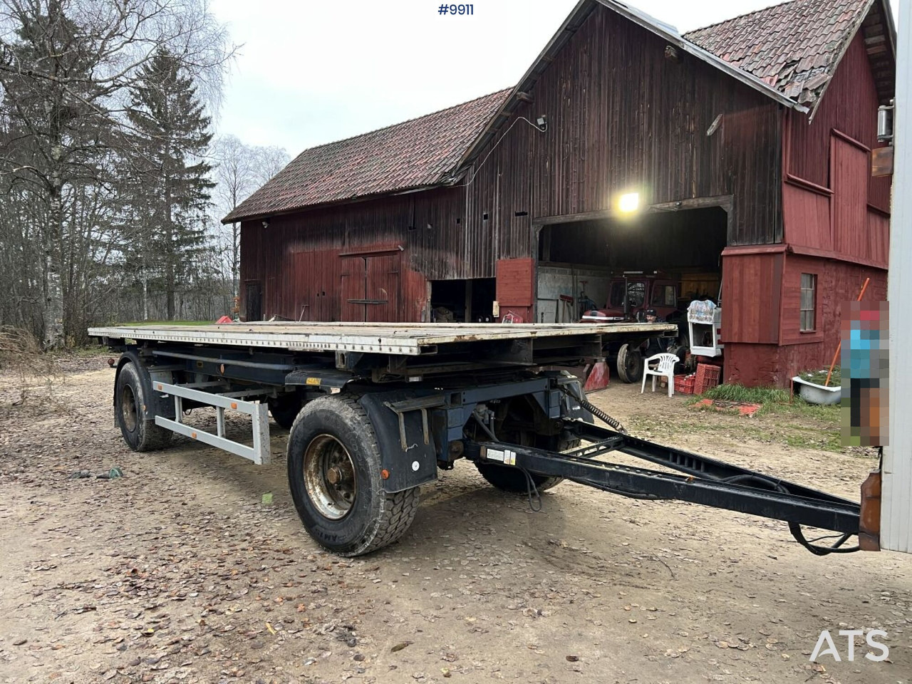 KRONE AZW 20E Container trailer with interchangeable body - Remolque plataforma/ Caja abierta: foto 2 KRONE AZW 20E Container trailer with interchangeable body - Remolque plataforma/ Caja abierta: foto 2