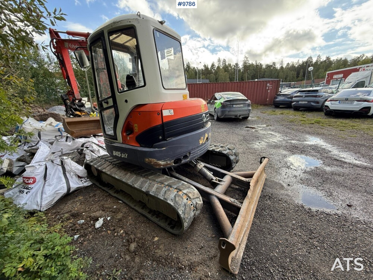 Kubota U45-3a crawler excavator with tiltrotator and buckets - Miniexcavadora: foto 5 Kubota U45-3a crawler excavator with tiltrotator and buckets - Miniexcavadora: foto 5