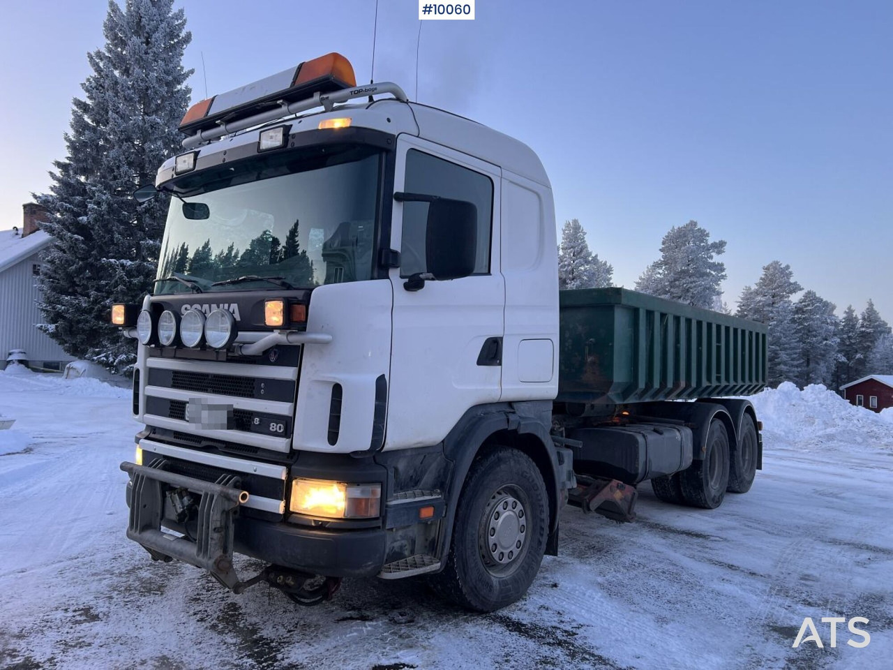 SCANIA R164 Tipper truck with plow equipment (VIDEO) - Camión volquete: foto 1 SCANIA R164 Tipper truck with plow equipment (VIDEO) - Camión volquete: foto 1