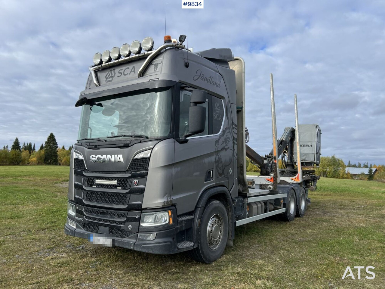 Scania R650 Timber truck with Kesla crane - Camión forestal, Camión grúa: foto 2 Scania R650 Timber truck with Kesla crane - Camión forestal, Camión grúa: foto 2