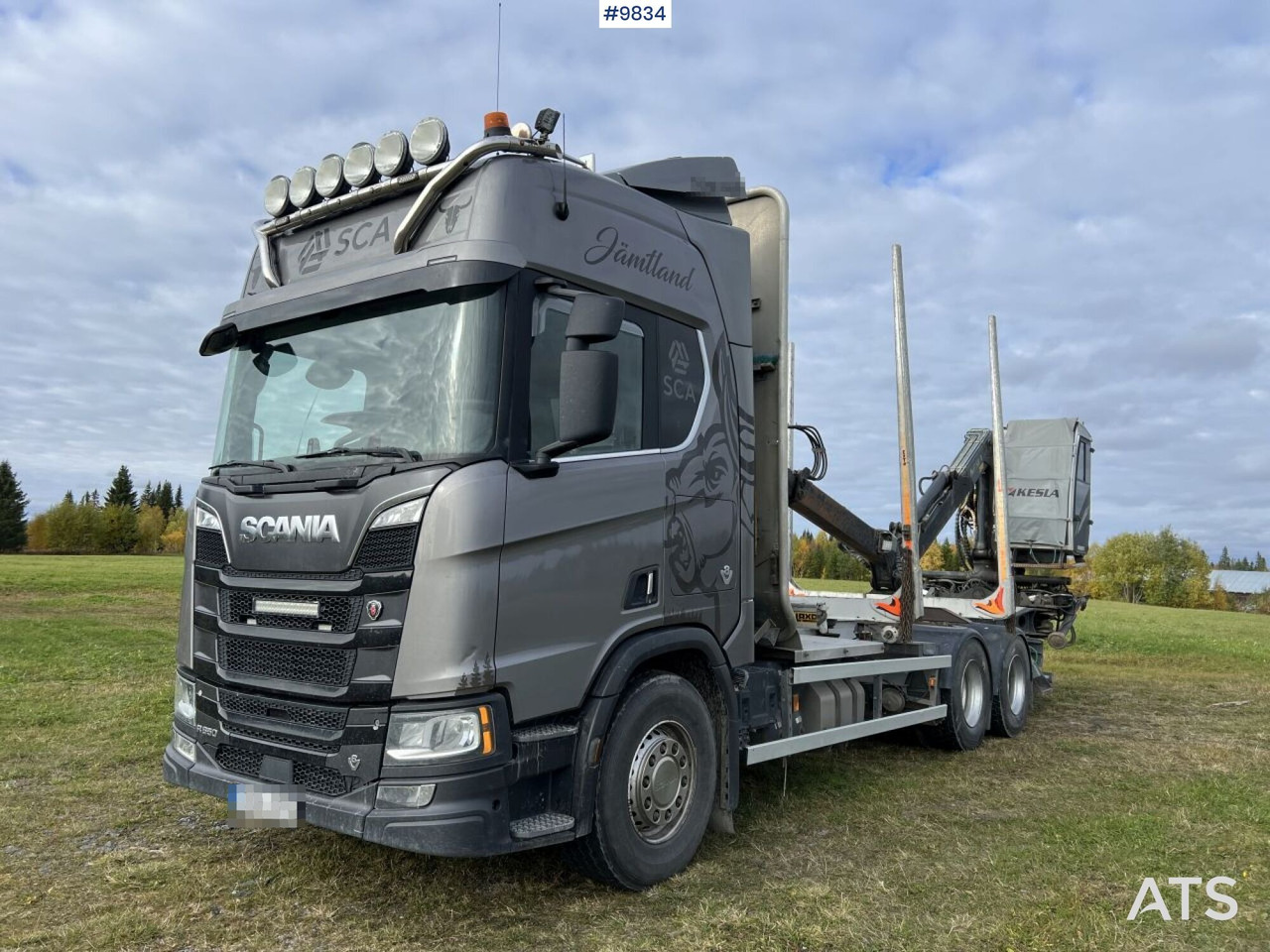 Scania R650 Timber truck with Kesla crane - Camión forestal, Camión grúa: foto 1 Scania R650 Timber truck with Kesla crane - Camión forestal, Camión grúa: foto 1
