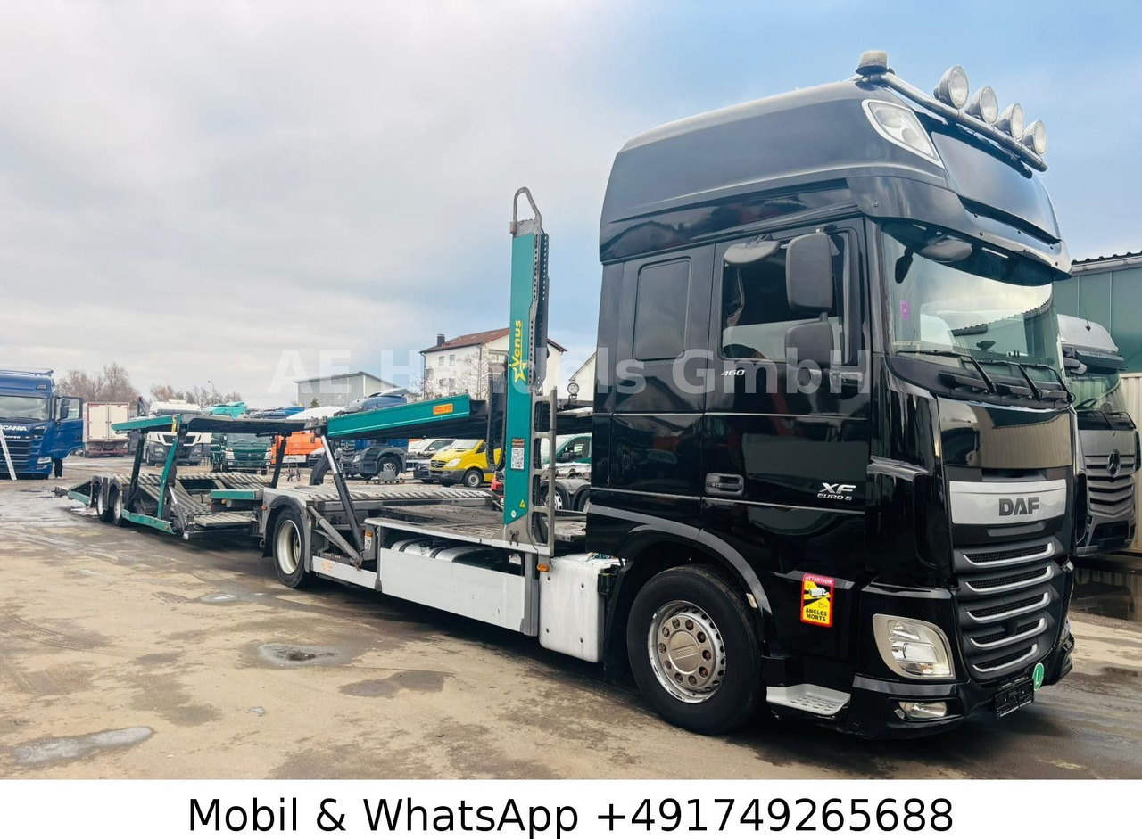 DAF XF 460 SSC 4x2 *Retarder/Standklima/2xTank/ACC - Camión portavehículos: foto 1 DAF XF 460 SSC 4x2 *Retarder/Standklima/2xTank/ACC - Camión portavehículos: foto 1