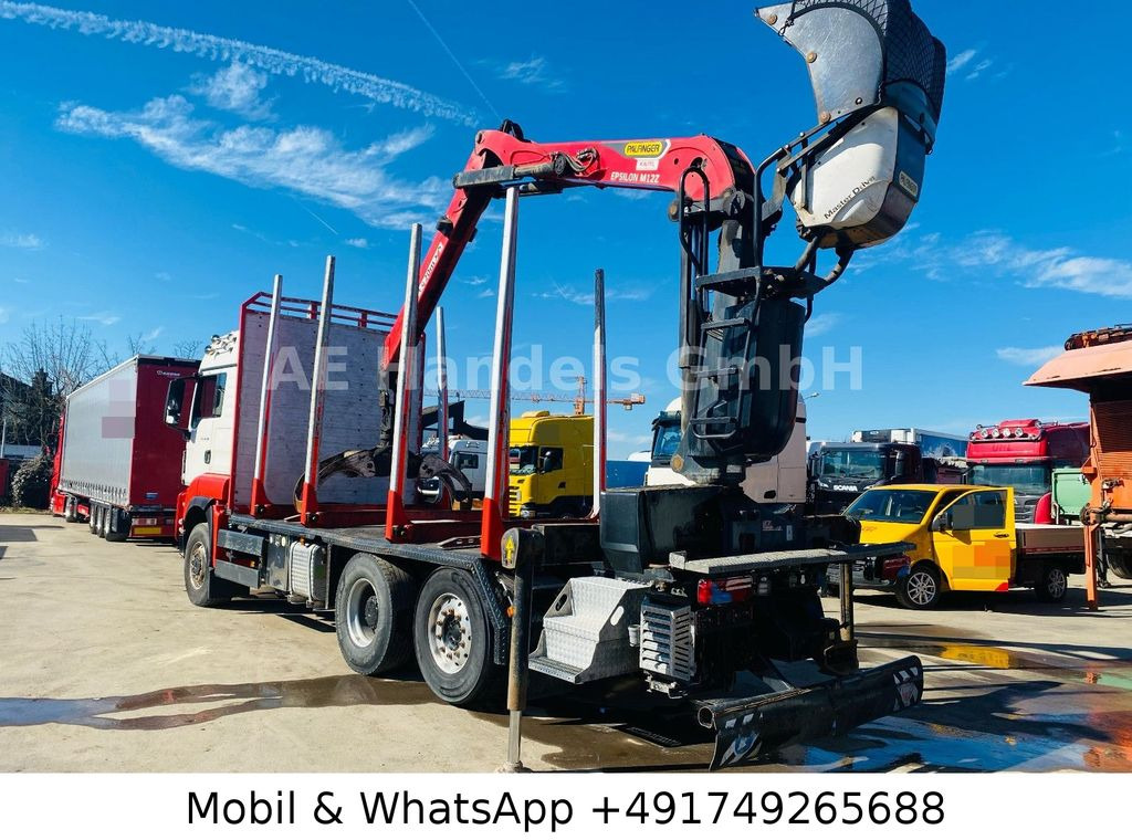 MAN TGS 28.500 XLX BL 6x4 *Palfinger-Epsilon-M12Z/AP - Camión forestal, Camión grúa: foto 3 MAN TGS 28.500 XLX BL 6x4 *Palfinger-Epsilon-M12Z/AP - Camión forestal, Camión grúa: foto 3