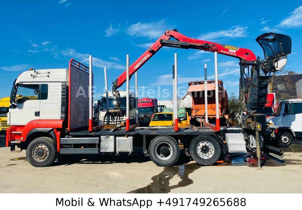 MAN TGS 28.500 XLX BL 6x4 *Palfinger-Epsilon-M12Z/AP - Camión forestal, Camión grúa: foto 2 MAN TGS 28.500 XLX BL 6x4 *Palfinger-Epsilon-M12Z/AP - Camión forestal, Camión grúa: foto 2