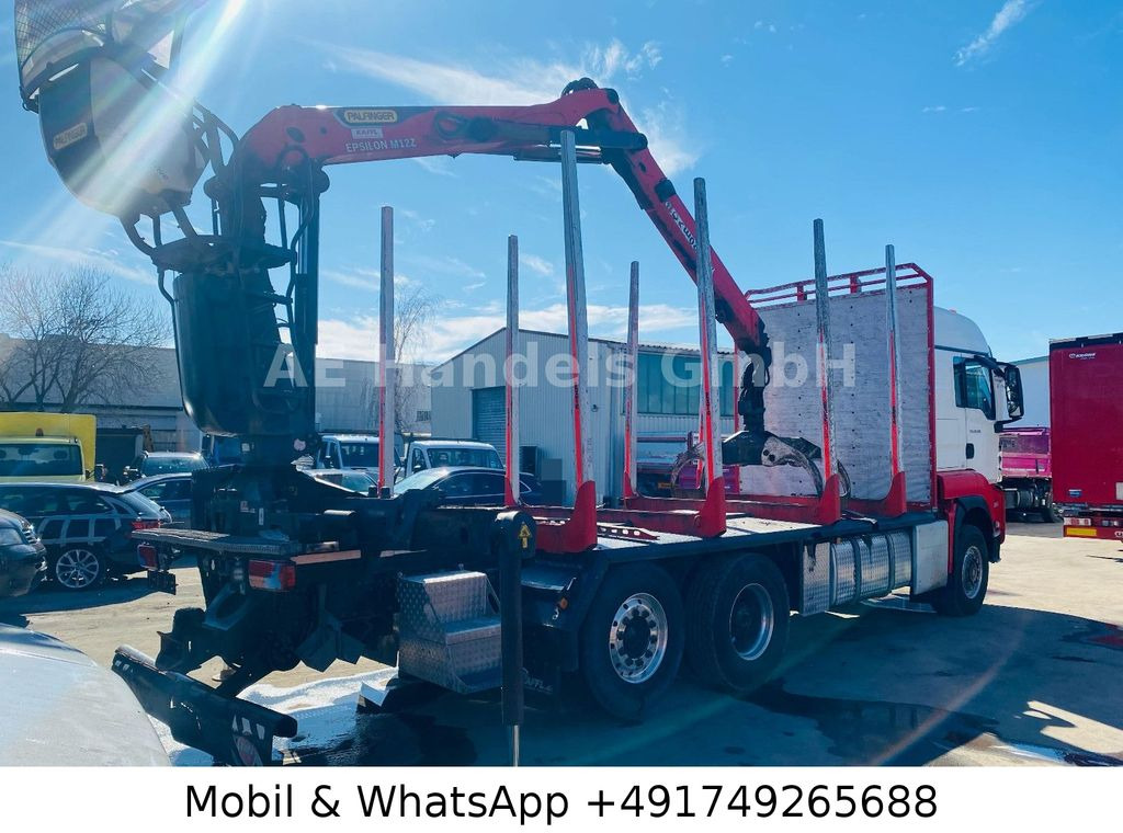 MAN TGS 28.500 XLX BL 6x4 *Palfinger-Epsilon-M12Z/AP - Camión forestal, Camión grúa: foto 5 MAN TGS 28.500 XLX BL 6x4 *Palfinger-Epsilon-M12Z/AP - Camión forestal, Camión grúa: foto 5
