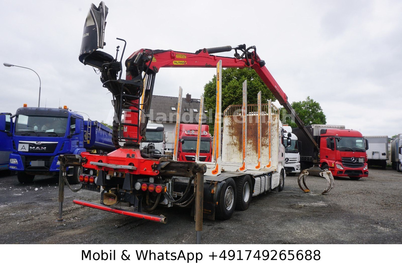 Scania R580 V8 Highline Palfinger-M120L97 *Retarder/ACC - Camión forestal, Camión grúa: foto 3 Scania R580 V8 Highline Palfinger-M120L97 *Retarder/ACC - Camión forestal, Camión grúa: foto 3