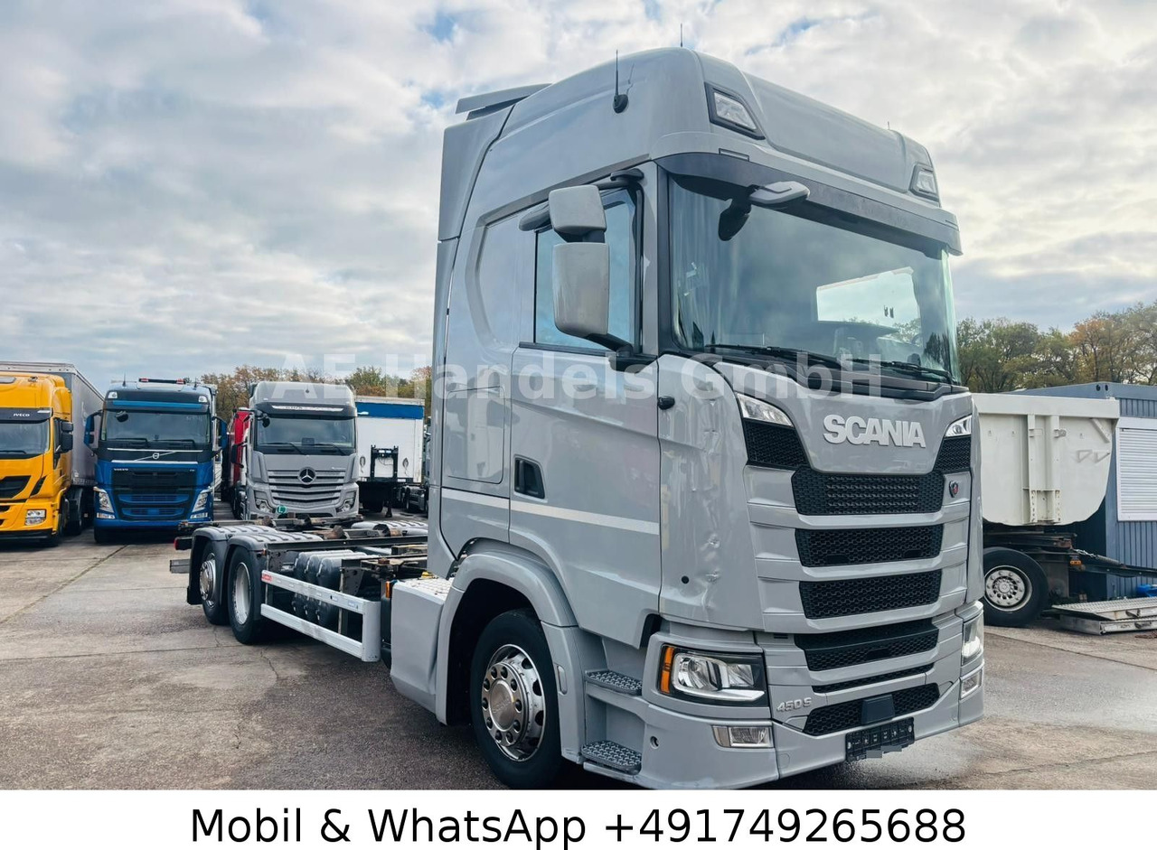 Scania S450 HighLine BDF *Retarder/Lenk+Lift/Multi/LBW - Camión portacontenedore/ Intercambiable: foto 1 Scania S450 HighLine BDF *Retarder/Lenk+Lift/Multi/LBW - Camión portacontenedore/ Intercambiable: foto 1