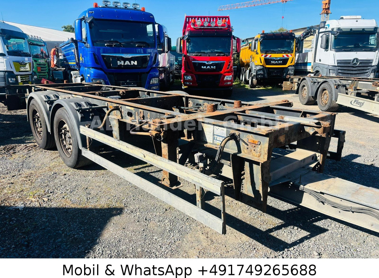 Schmitz Cargobull ZWF 18/L Tandem BDF Tiefgekoppelt*Scheibenbremse - Remolque portacontenedore/ Intercambiable: foto 1 Schmitz Cargobull ZWF 18/L Tandem BDF Tiefgekoppelt*Scheibenbremse - Remolque portacontenedore/ Intercambiable: foto 1