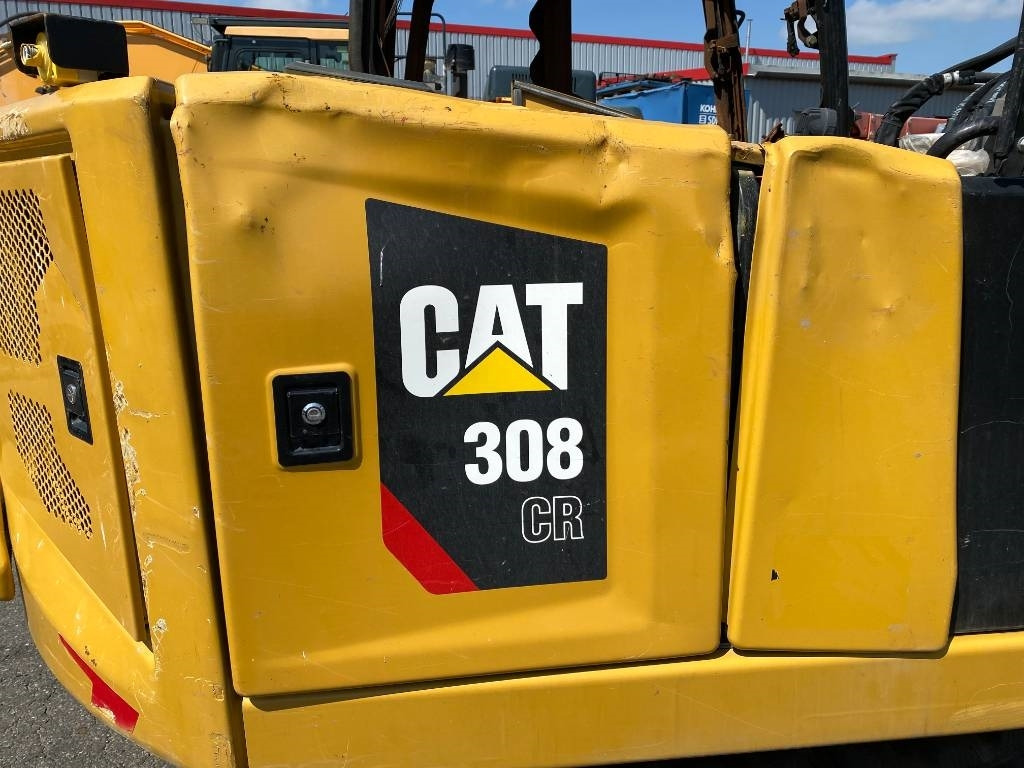 Excavadora de cadenas CAT CAT 308 CR avec Certificat CE Origine Française: foto 42
