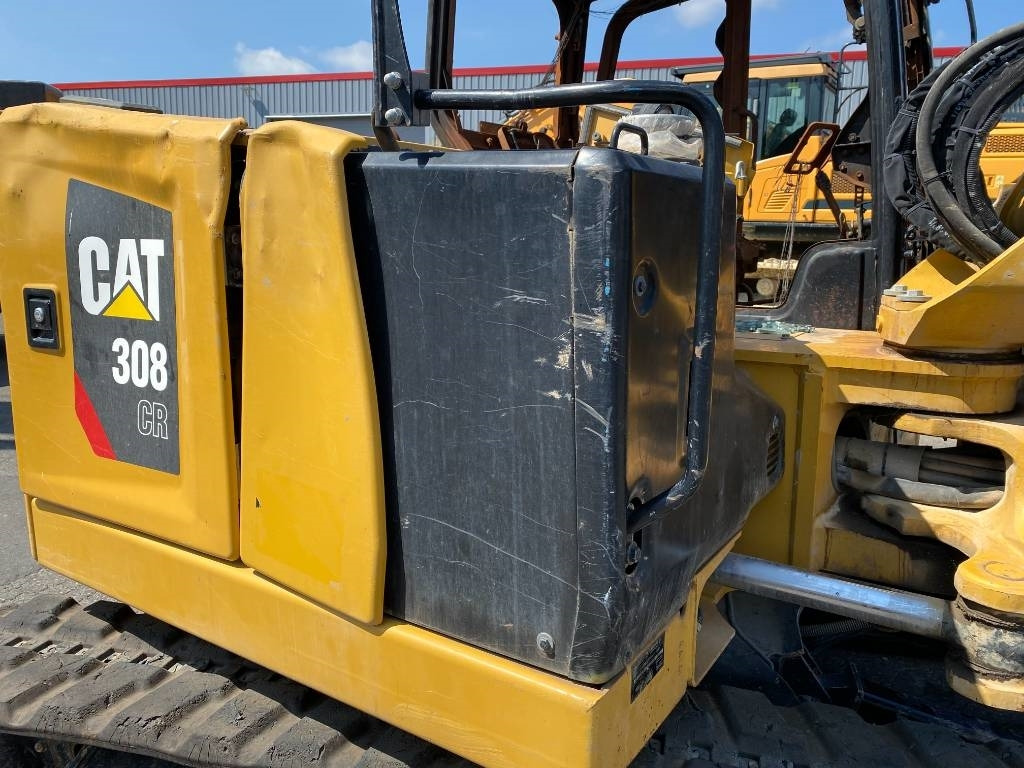 Excavadora de cadenas CAT CAT 308 CR avec Certificat CE Origine Française: foto 44
