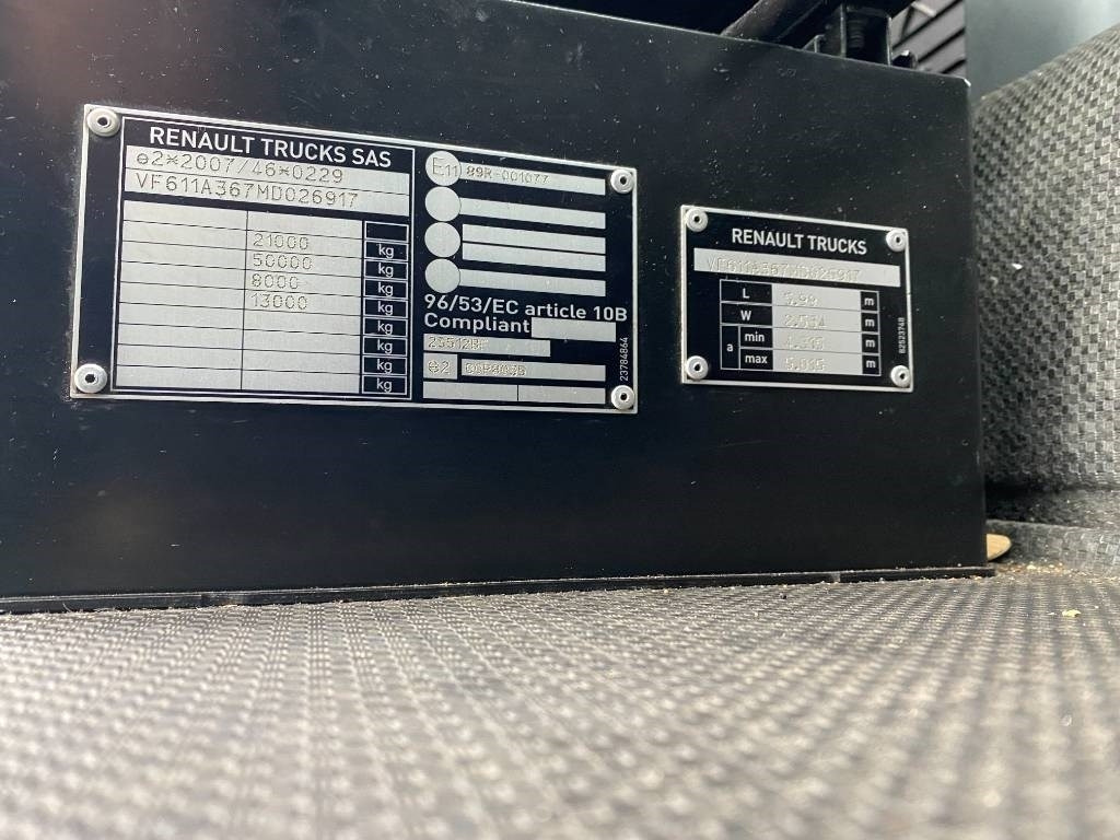 Cabeza tractora Renault T480 Dti13 / Carte Grise Françaises endommagé: foto 8 Cabeza tractora Renault T480 Dti13 / Carte Grise Françaises endommagé: foto 8