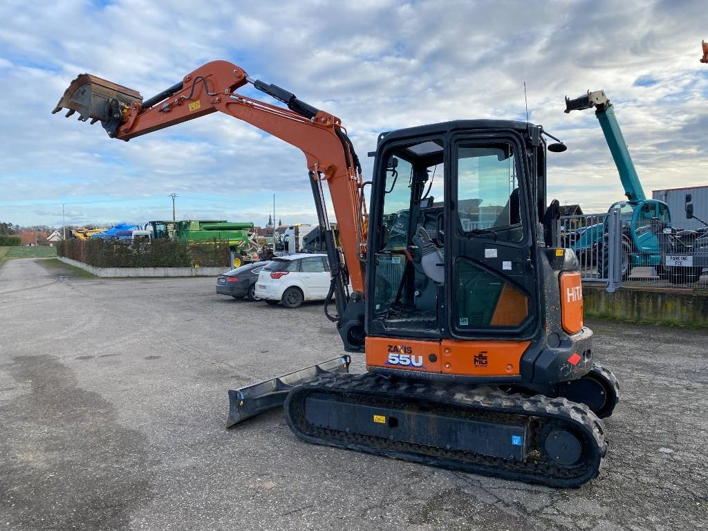 Miniexcavadora Hitachi ZX55-U6/CLR Origine Française endommagée: foto 6