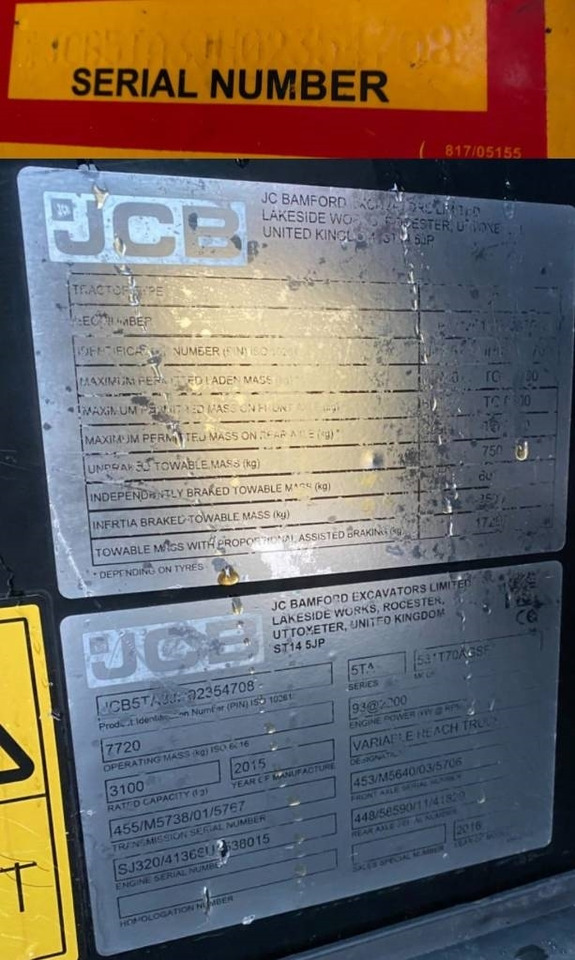 Manipulador telescópico JCB 531-70 Agri Super 40km: foto 7